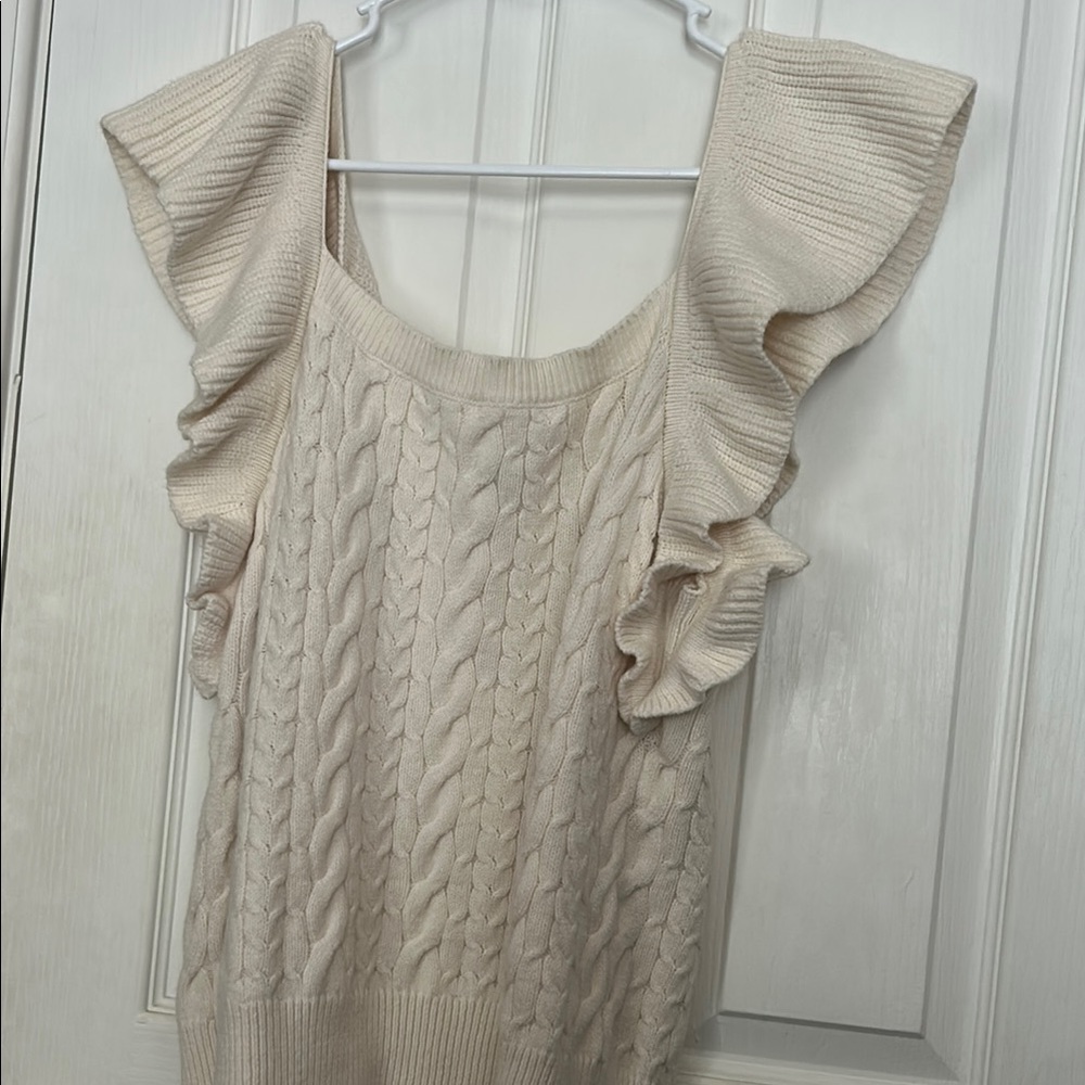 a new day Off-the-Shoulder Sweater in Cream